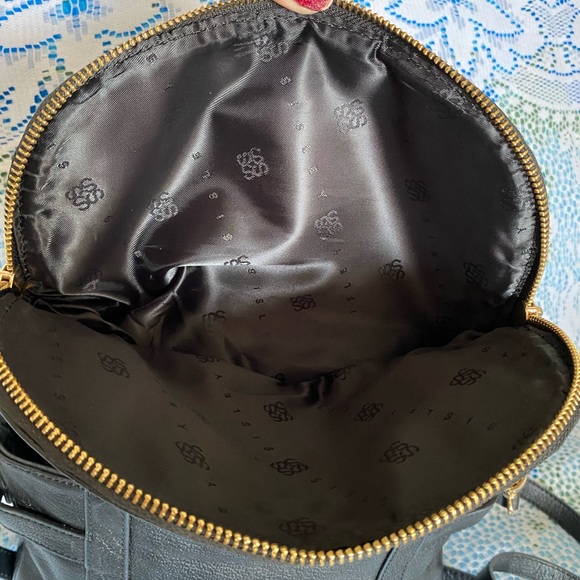 USED AUTHENTIC SISLEY LEATHER SLING BAG - Picture 12 of 16